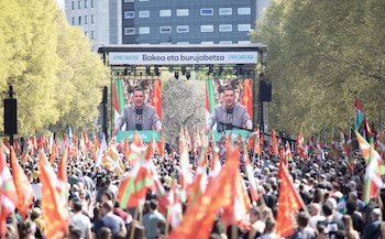 Celebración del Aberri Eguna de EH Bildu en Pamplona (EH Bildu)