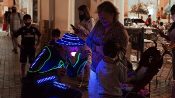 Desde la peatonal de Salta,