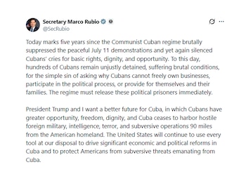 Marco Rubio tuit