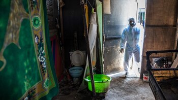 El venezolano Alexander Carballo, empleado