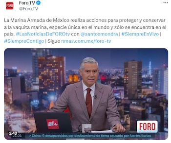 El presentador de noticieros es
