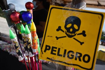 El uso de pirotecnia es extremadamente peligrosa (Cuartoscuro)