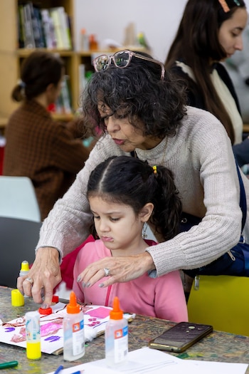 Las actividades incorporan a familiares