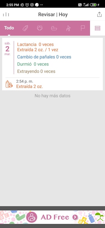 La aplicación permite especificar información