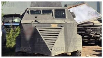 Destruyen 25 narcovehículos “Mounstruos” blindados en Tamaulipas donde operan el Cártel del Golfo y del Noreste