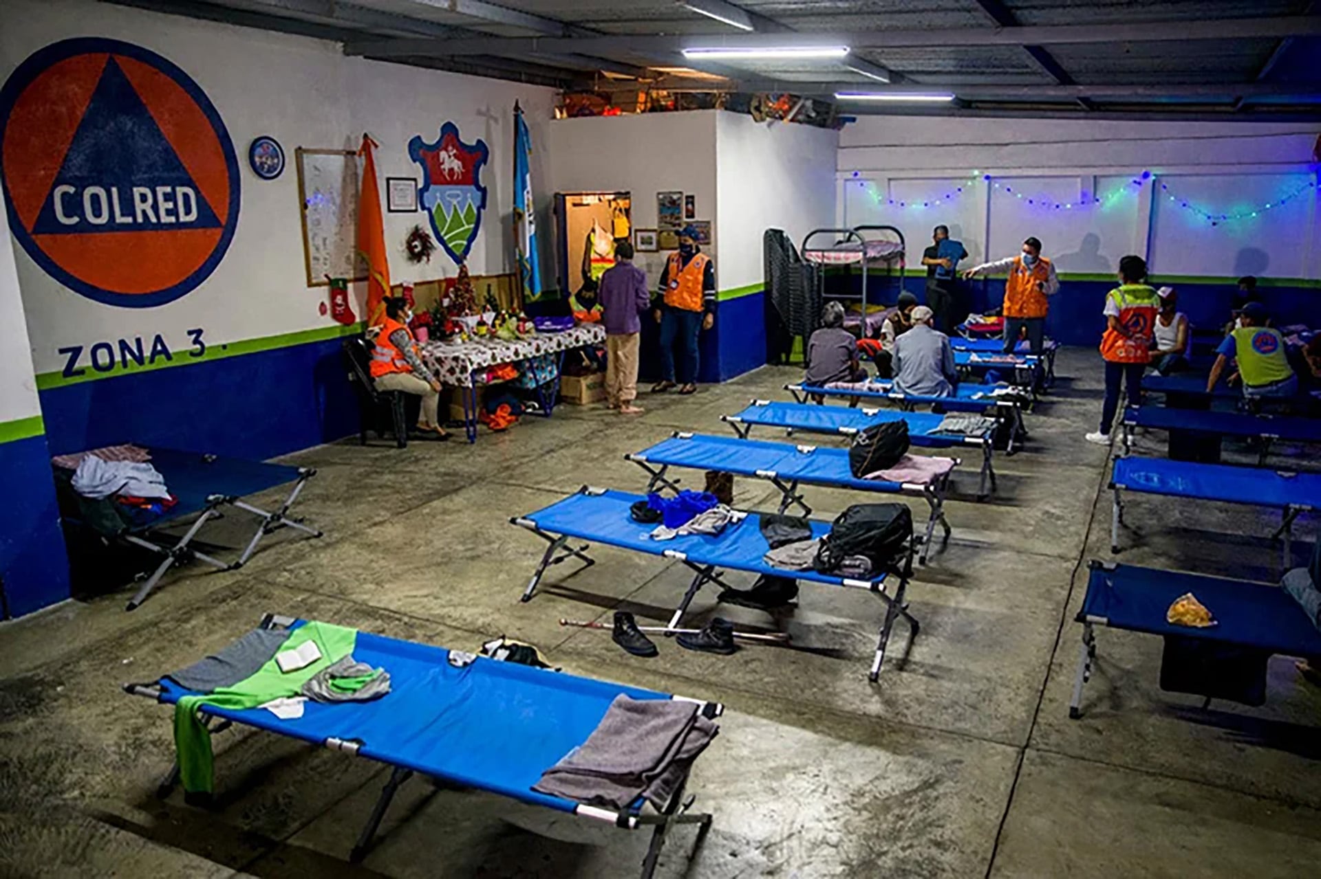 Activan refugios temporales ante el avance del sistema tropical en el Pacífico. (CONRED Guatemala)