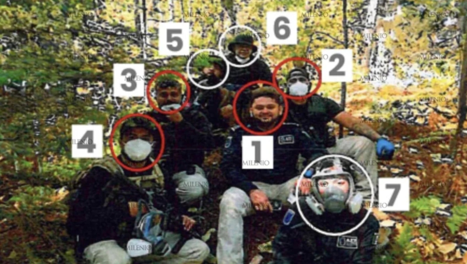 La Fiscalía desmintió que la foto donde aparecían los supuestos agentes estadounidenses fuera verídica. (Imagen proporcionada por la FGE Chihuahua)