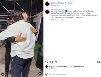 A través de una publicación