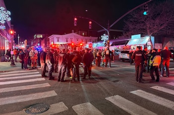 Las autoridades desplegaron un amplio