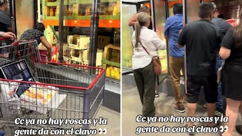 Clientes exhiben roscas de Reyes