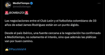 El jugador colombiano está en