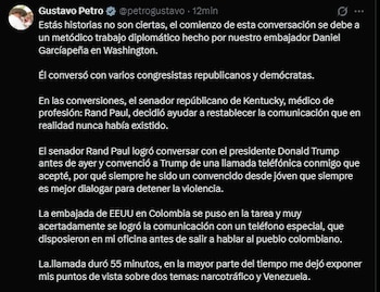 El presidente Gustavo Petro explicó