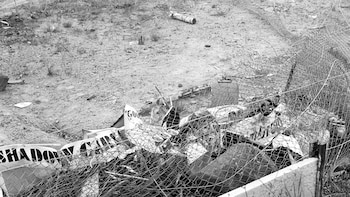 Un golpe con un matafuegos