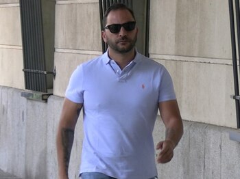 Antonio Tejado a su llegada