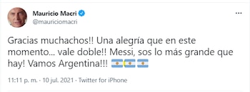 Tuit Macri