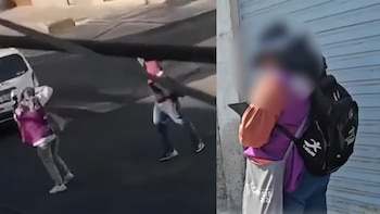 Momento en que los censistas