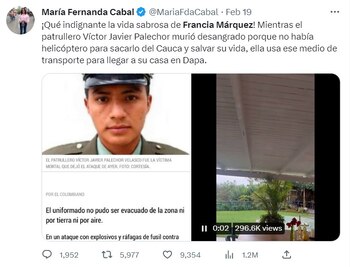 Francia Márquez se refirió al