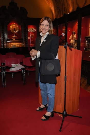 La periodista y conductora Silvina