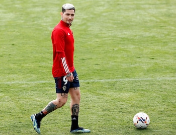 Ezequiel "Chimy" Ávila, en carpeta del flamante entrenador Luis de la Fuente (EFE/ Jesús Diges)