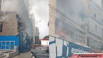 Incendio en Miraflores moviliza varias