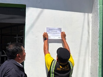 El Viceministerio de Transporte cerró dos puntos de enseñanza de manejo sin autorización en San Salvador. (Cortesía: Viceministerio de Transporte)