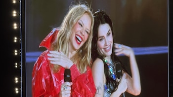 Lali Espósito cantó junto a Kylie Minogue y deslumbró en una noche histórica en River Plate