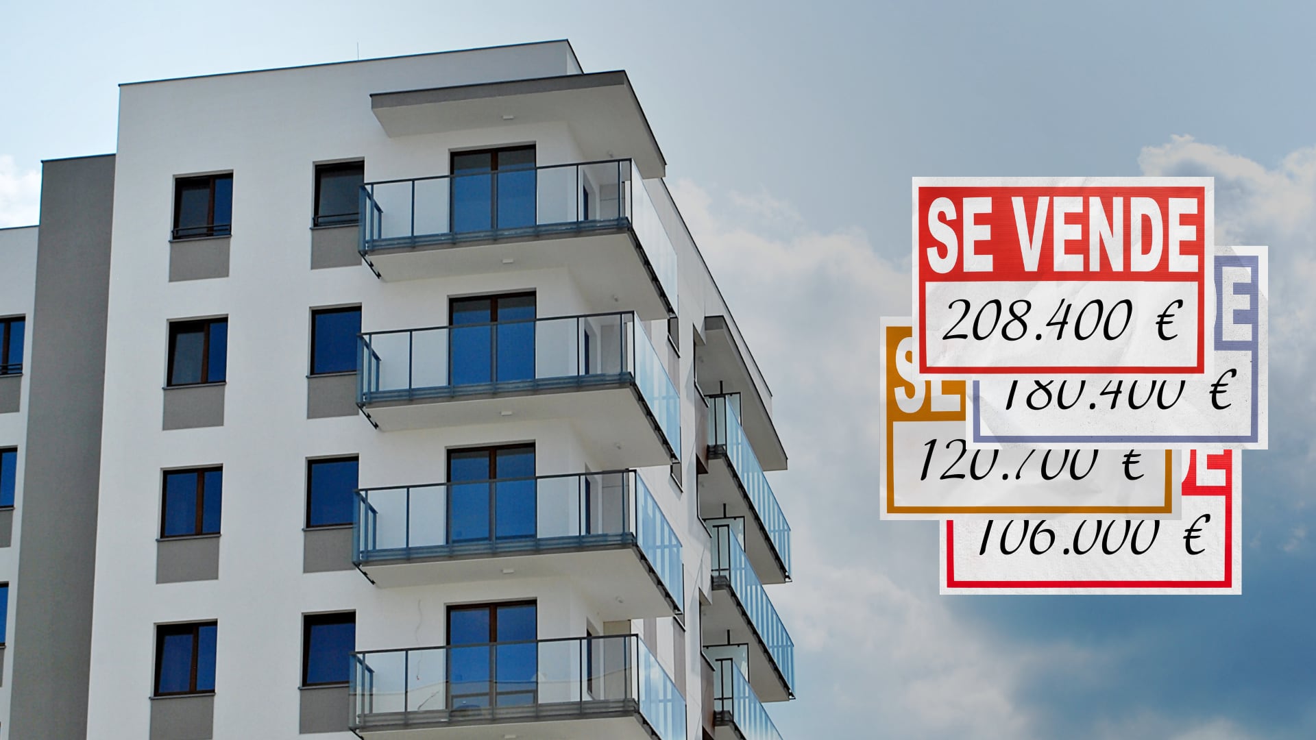 Los datos de la evolución de la vivienda de compraventa han sido extraídos de Idealista (Montaje Infobae)