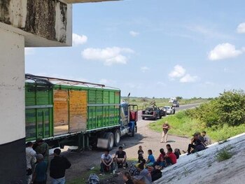 Guardia Nacional rescató a migrantes