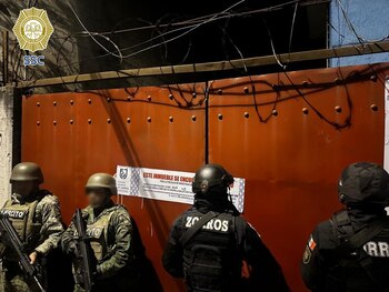 El inmueble cateado por las