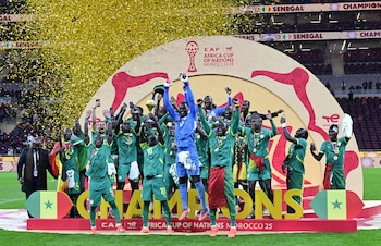 Senegal celebra la Copa África. (EFE/Jalal Morchidi)