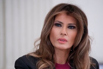 Fotografía de archivo de la futura primera dama estadounidense Melania Trump (EFE/Shawn Thew)