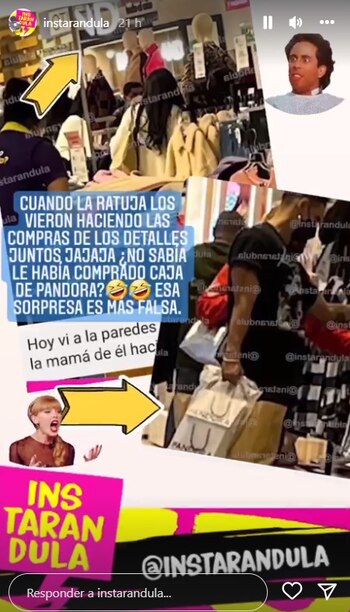 Instarándula desmiente a Melissa Paredes.