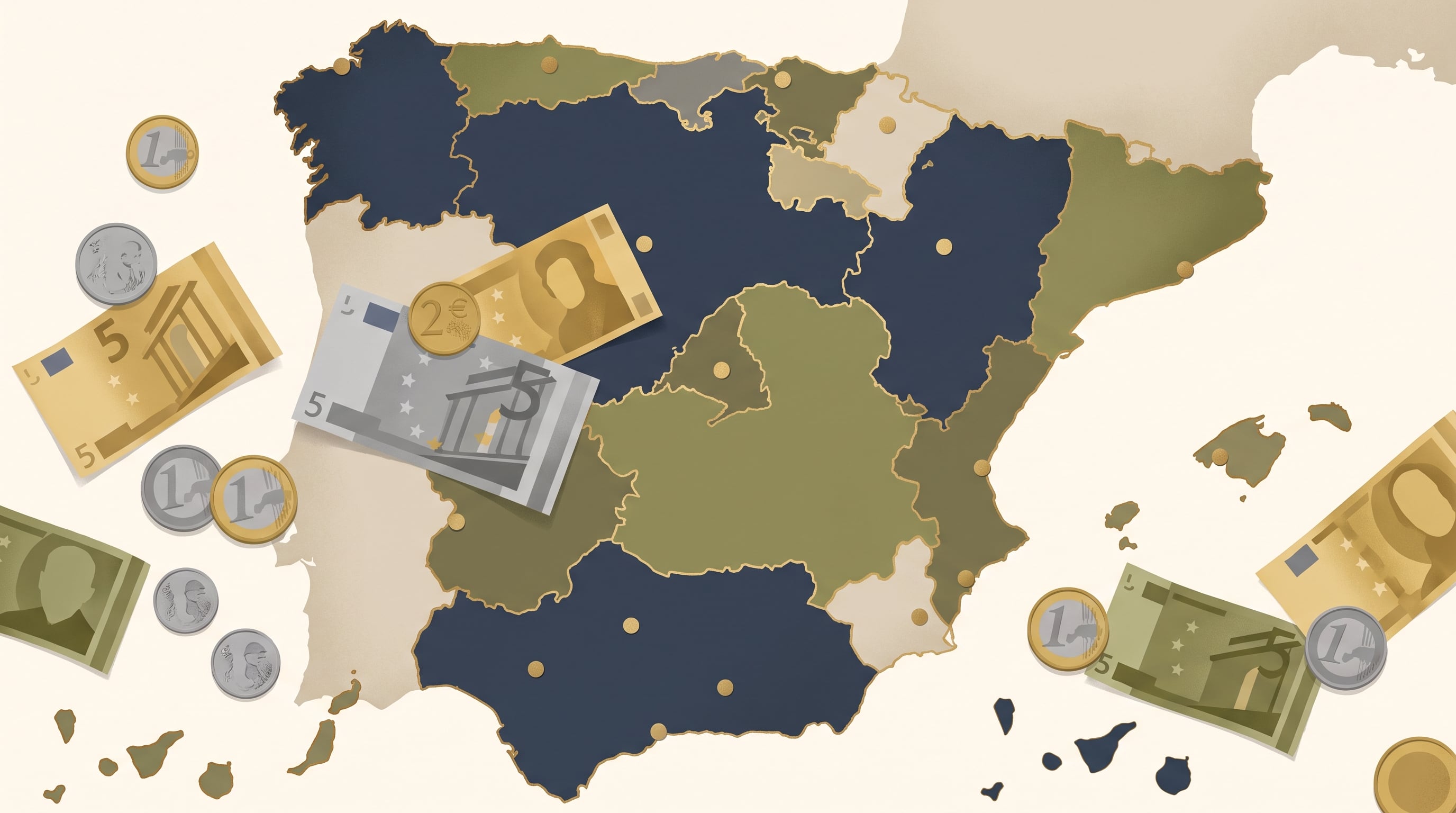 Madrid, Cataluña y Baleares financian el 46% del reparto autonómico, pero no son las comunidades peor tratadas por el sistema