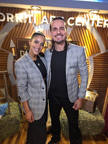 Celeste Muriega y Christian Sancho