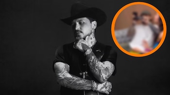 Nodal sorprende con brazo tatuado al estilo Lupillo Rivera: mira cómo luce su diseño blackout