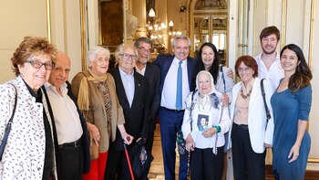 Alberto Fernández recibió a representantes