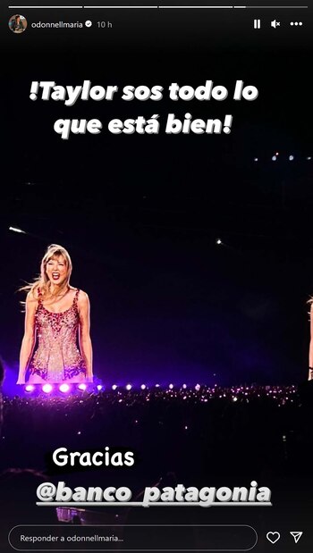 La periodista expresó su admiración