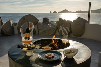 El atardecer sobre el Pacífico