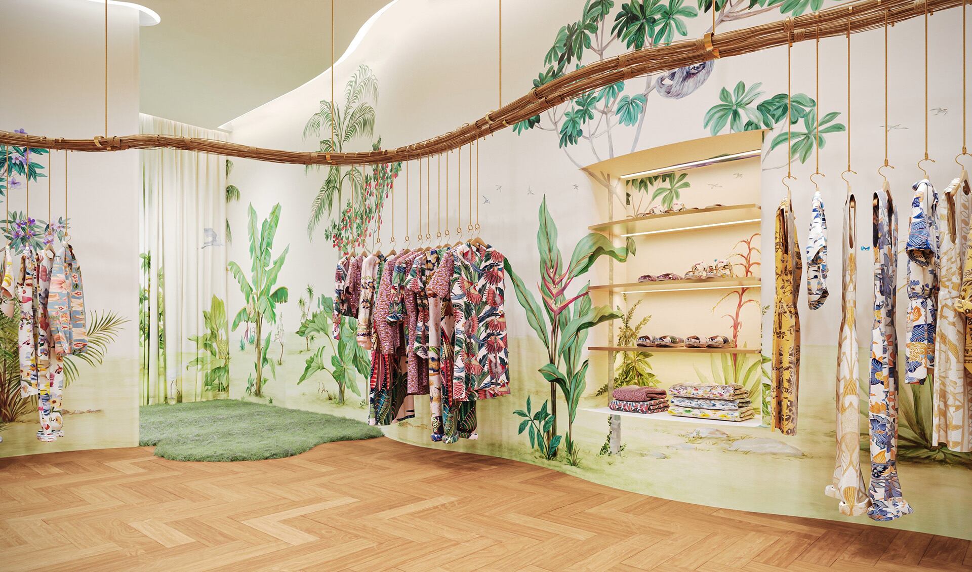 Ubicada en Alcorta Shopping, la nueva tienda ocupa un espacio de 105 metros cuadrados y presenta 200 prendas de la colección Verano 2025