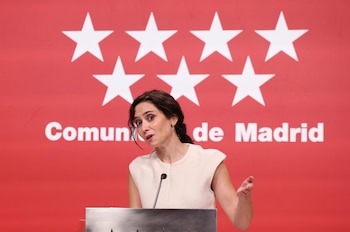 La presidenta de la Comunidad