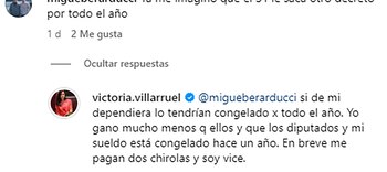El comentario de la vicepresidente