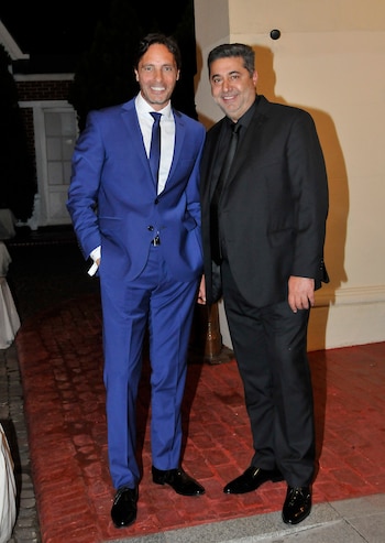 Gustavo López y Daniel Angelici