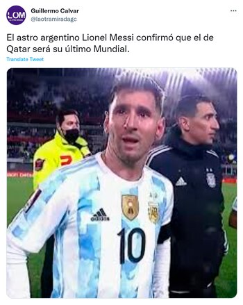 Reacciones Messi último Mundial Qatar