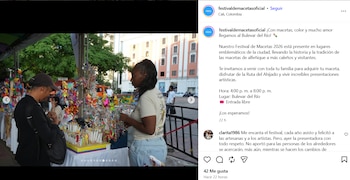 El 29 de junio, Día del Ahijado, representa el momento más esperado del festival, cuando padrinos y madrinas obsequian macetas a sus ahijados en distintos puntos emblemáticos de Cali - crédito festivaldemacetasoficial / Instagram