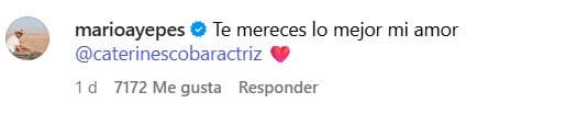 Caterin Escobar y Mario Yepes, el mensaje de cumpleaños en el que se dijeron