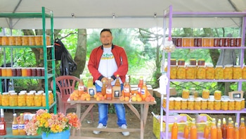 En fotos: Festival del melocotón en El Salvador endulzó los paladares de residentes y extranjeros