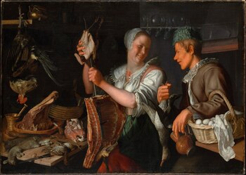“Escena de cocina”, de Peter