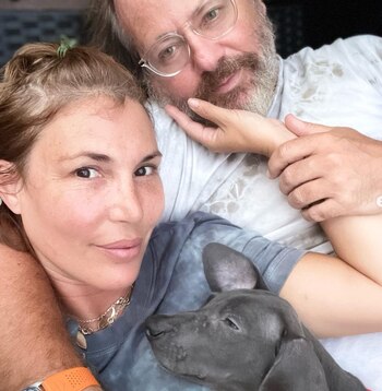 Celina Rucci y su pareja