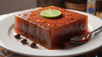 Gelatina de tamarindo con chile