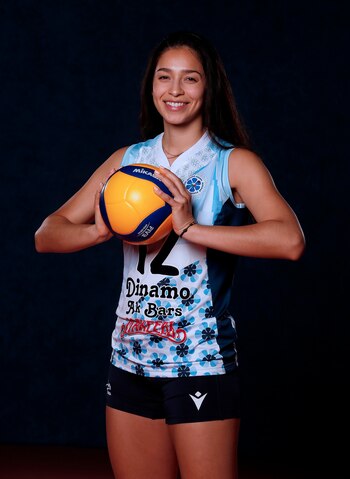 La estrella del voleibol mexicano,